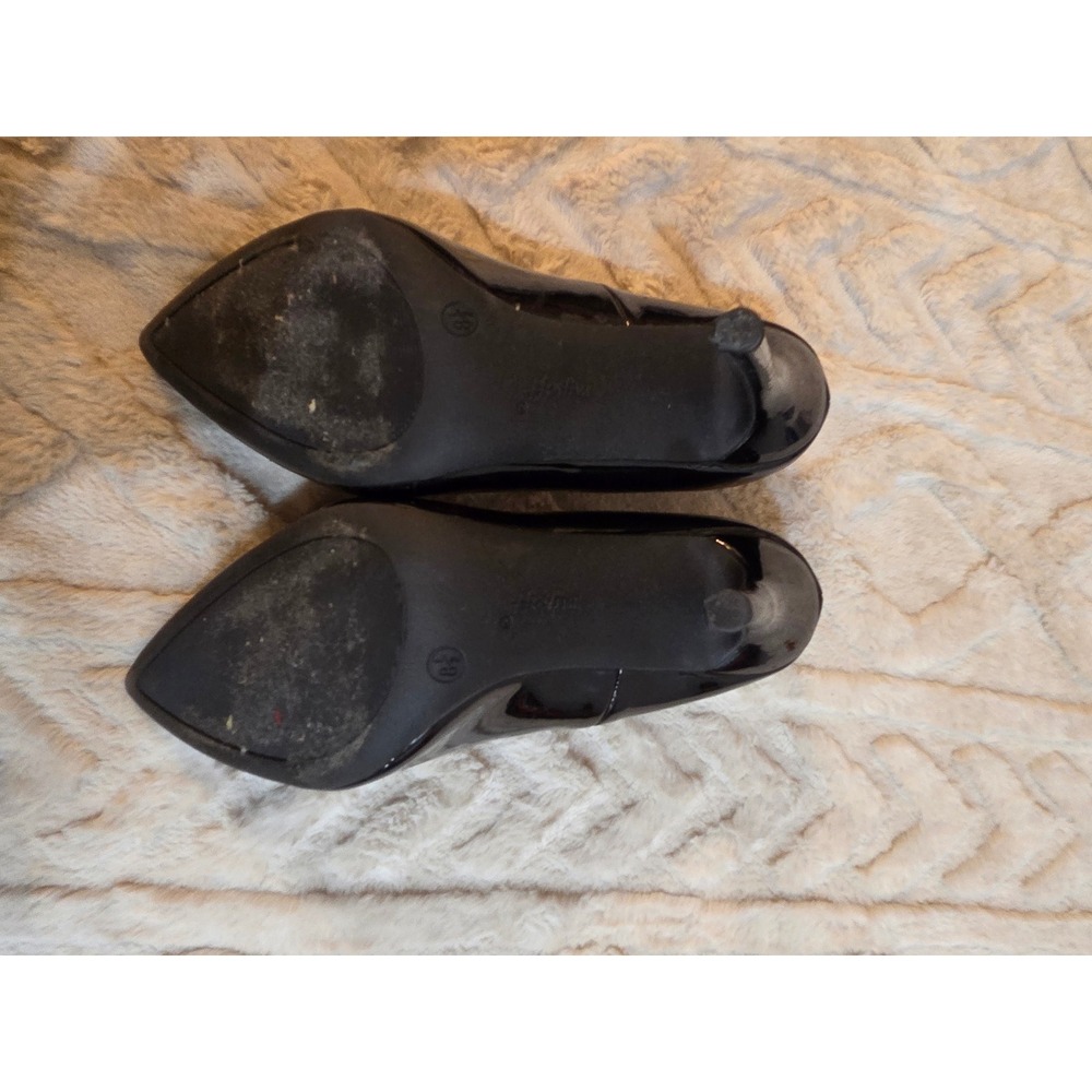 Black Patent Pointed Toe Stiletto‎ Pumps High Heels Womens Size 8.5 - Picture 6 of 11